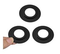 3 adaptadores de anillo reductor de pantalla negro para soportes de bombillas E26/E27, convierte convertidor de metal de 60 mm a 29 mm para pantallas de lámpara de mesa y techo, luces colgantes y