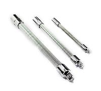 3 adaptadores de barra de extensión de enchufe flexible de 1/4 pulgadas, 3/8 pulgadas, 1/2 pulgadas, llave de trinquete para barra de extensión de conexión de enlace de conexión