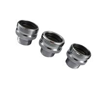 3 adaptadores universales de cobre para cabezal de ducha, adaptador de conversión de brazo de ducha, adaptadores de extremo de bola de repuesto