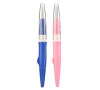 3 Agujas de Fieltro Finas Mango Ergonómico Plástico Metal DIY Tufting Tool, Aguja Interna Reemplazable Kit de Aguja de Perforación de Fieltro Portátil de 2 Colores para