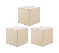 3 alcancías de madera para ahorrar dinero, pequeñas alcancías para hacer tú mismo.