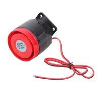 3 Alerta fuerte de ABS con luz, alarma de seguridad resistente a la intemperie de 12 V / 24 V / 220 V para sistemas de alarma de seguridad de uso residencial/comercial para hogar