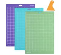3 alfombrillas de corte para Cricut Joy Xtra, adhesivo de repuesto, alfombrillas de corte adhesivas de 8,5 x 12 pulgadas, papel, lámina de vinilo, hoja de plóter con rejilla flexible y duradera