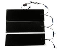 3 Alfombrillas para Derretir Nieve, Alfombrillas para Derretir Nieve y Hielo, Alfombrilla Térmica de Goma Antideslizante con Cable de Alimentación, pPara Aceras, Pasillos, Escaleras y Puertas(25.4x38c