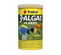 3-Algae Flakes 1000ml / 200g - Alimento con Algas para Peces de Agua Dulce y Salada