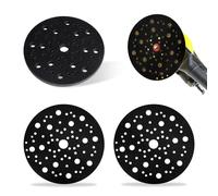 3 almohadillas blandas de 150 mm con 70 orificios para Mirka 8295612111, 2 unidades con cierre de y 1 almohadilla de interfaz suave para lijadora excéntrica