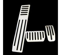 3 almohadillas de pedal modificadas para acelerador de aleación de aluminio, para TESLA, para modelo X, para modelo S, accesorio de decoración de estilo de coche, placa de pedales de coche (para