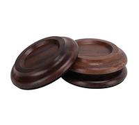 3 almohadillas para ruedas de piano, tazas verticales antideslizantes para piano de cola, almohadillas duraderas con aislamiento acústico para pisos de madera dura con efecto de (nuez negra)