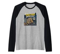 3 Am Street Meat Entusiasta Night Owl Foodie Camiseta Manga Raglan