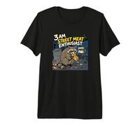 3 Am Street Meat Entusiasta Night Owl Foodie Camiseta Premium