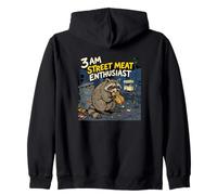 3 Am Street Meat Entusiasta Night Owl Foodie Sudadera con Capucha