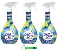 3 ambientadores Deo Due Ambientadores Ambientadores - Ambientador en spray Profumatore Art Collection Infinito Blu 600 ml + llavero gratis Beni Culinari