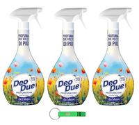3 ambientadores Deo Due Ambientadores Ambientadores - Ambientador en spray Profumatore Art Collection Orizzonte Fiorito 600 ml + llavero Beni Culinari gratis