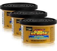 3 ambientadores para coche California Scents Golden State Delight 7022