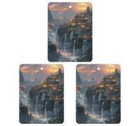 3 ambientadores para coche, tarjetas perfumadas colgantes, pastillas para coche, colgante para espejo retrovisor, imágenes de ambientadores para coche para interior de coche, dormitorio, armario, za