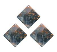 3 ambientadores para coche, tarjetas perfumadas colgantes, pastillas para coche, colgante para espejo retrovisor, imágenes de ambientadores para coche para interior de coche, dormitorio, armario, za