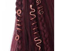 3 anillos de pelo de estilo único y ajustables, elegantes accesorios plateados para el cabello para fiestas y bodas