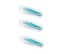 3 aplicadores de contacto azules, herramienta para quitar lentes de contacto, insertador/removedor + pinzas con punta suave, para fundas de lentes de contacto, salud y hogar, cuidado de lentes de