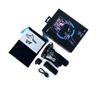 3 AXISS Smartphone Gimbals Estabilizadores Luz de Llenado Ajustable Para Grabaciones De Video Y Vloggings