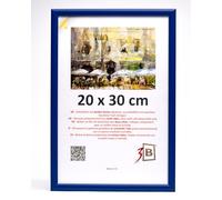 3-B Marco de Foto MAUI - azul marino - 20x30 cm - marco para fotos de madera con cristal acrílico