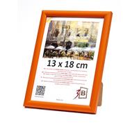 3-B Marco de Foto MAUI - naranja - 13x18 - marco para fotos de madera con cristal acrílico