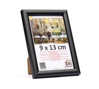 3-B Marco de Foto MAUI - negro - 9x13 cm - marco para fotos de madera con cristal acrílico