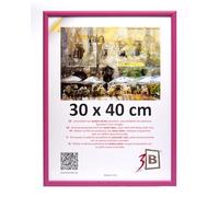 3-B Marco de Foto MAUI - rosa - 30x40 cm - marco para fotos de madera con cristal acrílico
