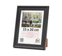 3-B Salo - Marco de fotos (madera, 15 x 20 cm, cristal acrílico), color gris oscuro