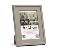 3-B Salo - Marco de fotos (madera, 9 x 13 cm, cristal acrílico), color marrón café