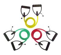 3 bandas de ejercicio de resistencia con asas, bandas de ejercicio con asas, bandas de entrenamiento de resistencia para hombres o mujeres, bandas de brazo para entrenamiento, anclaje de puerta y guía