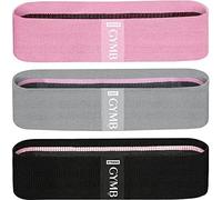 3 Bandas de Fitness para piernas y glúteos - Bandas de Resistencia con Video Entrenamiento, Bandas Deportivas de Tejido elástico Antideslizante - para Principiantes y Profesionales