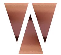 3 banderines triangulares de oro rosa de 30 pies, purpurina de doble cara y banderín de papel metálico para cumpleaños, boda, baby shower, despedida de soltera, decoración de fiesta de aniversario