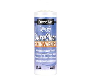 3 barnices DecoArt DS21-9, American DuraClear, 8 onzas, barniz satinado DuraClear3