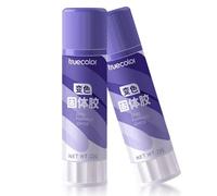 3 barras de pegamento que cambian de color, paquete grande, 21 g, para niños, para manualidades, adhesivos, deslizantes, resistentes, ideales para la escuela, suministros de oficina