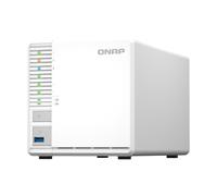 QNAP TS-364 NAS Torre Intel® Celeron® N5095 8 GB DDR4 0 TB QNAP Turbo System Blanco