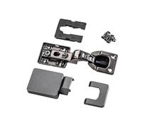 3. Bisagra oculta de acero laminado en frío, mecanismo de cierre suave, amortiguador hidráulico para muebles de cocina silenciosos, hardware, bisagra de puerta ajustable oculta