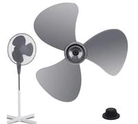 3 blades Propeller Fan Leaf - 16 Inch Cooling System Spare Part, Nut Cap Included | Ventilation Accessory For Air Movement In Basement Classroom Dorm Office Living Room Workshop Garage Fan Repair