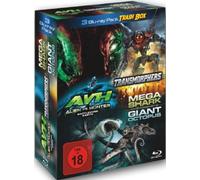 3 Blu-ray Trash Box : Transmorphers - Alien Vs Hunter - Mega Shark Vs Giant Octopus [3 DVDs] [Alemania] [Blu-ray]