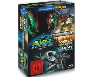 3 Blu-ray Trash Box : Transmorphers - Alien Vs Hunter - Mega Shark Vs Giant Octopus [3 DVDs] [Alemania] [Blu-ray]