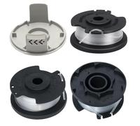 3 Bobinas de Repuesto + 1 Tapas de Bobina,Bobina de Repuesto de Recortadora Cortabordes,Bobina de Hilo para Cortabordes,Compatible con Einhell GE-CT 18/28 Li TC