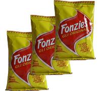 3 bocadillos Fonzies Gli Originali 'Maissnack con sabor a queso', 100 g