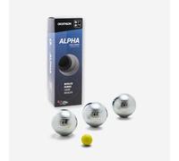 3 bolas de petanca homologadas competición duras ALPHA 74 MM 710S