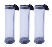 3 bolsas de almacenamiento de cocina para colgar en la pared para bolsas de basura, herramientas de limpieza y pequeños artículos diversos, diseñadas para instalación de montaje en puerta o pared