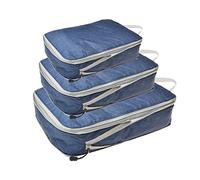 3 bolsas de almacenamiento de viaje con asa y organización portátil para accesorios de almacenamiento de cosméticos de maquillaje, b