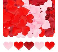 3 bolsas de confeti, 600 piezas/bolsa, forma de corazón, pétalos, esponja, fiesta, confeti, decoración de mesa, para compromiso, festival, manualidades, álbumes de recortes, tarjetas de invitación