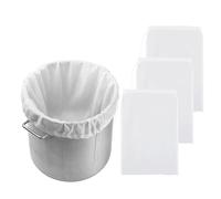 3 Bolsas de Filtro De Malla Fina, Bolsas de Malla de Filtro, Bolsas de Leche de Nueces, Bolsa para Cerveza Fruta Verdura Vino - Saco Filtración Prensa para Mermelada Leche de Frutos Secos
