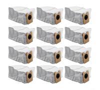3 bolsas de polvo de 3 L para aspiradora Eufy C10 C20 para aspiradora Omni con tecnología de filtración de 4 capas para un uso más duradero y suelos limpios (paquete de 12)