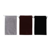 3 Bolsas de Terciopelo con Cordones, Pequeñas Bolsas con Cordón, Bolsa de Almacenamiento a Prueba de Polvo, Pequeña Bolsa de para Joyería, Bolsas de, Fiesta, Boda