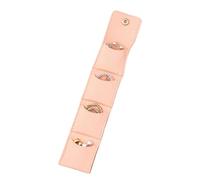 3 bolsas pequeñas plegables para joyas de viaje, 5 x 4,6 x 3,5 cm, multifuncional, minibolsa de viaje con cierre, plegable, plegable, con cierre, para anillos, pendientes