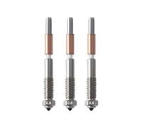 3 Boquillas Bimetálicas para QIDI Q2 Q2c de 0,6/0,8 mm, Boquilla de Cerámica de Extracción Rápida, Integración de Aislamiento para Impresora 3D B